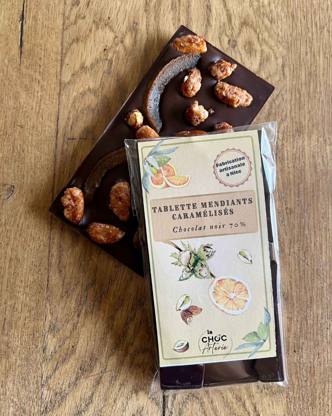 Tablette Signature Mendiants Caramélisés