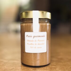 Purée gourmande Amandes de Provence, chocolat noir