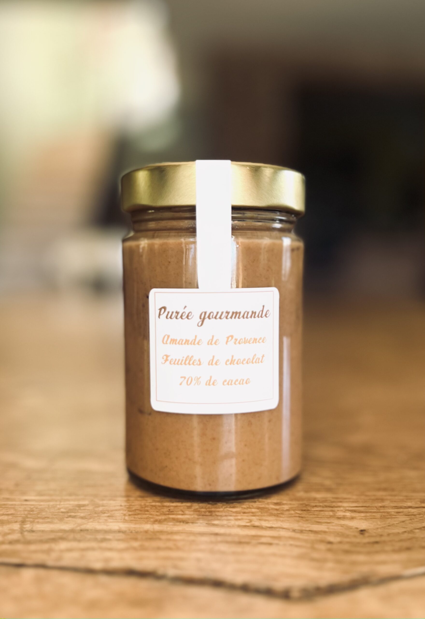 Purée gourmande Amandes de Provence, chocolat noir