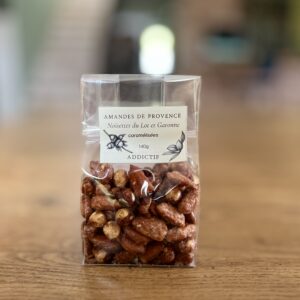 Amandes de Provence et noisettes du Lot et Garonne caramélisées